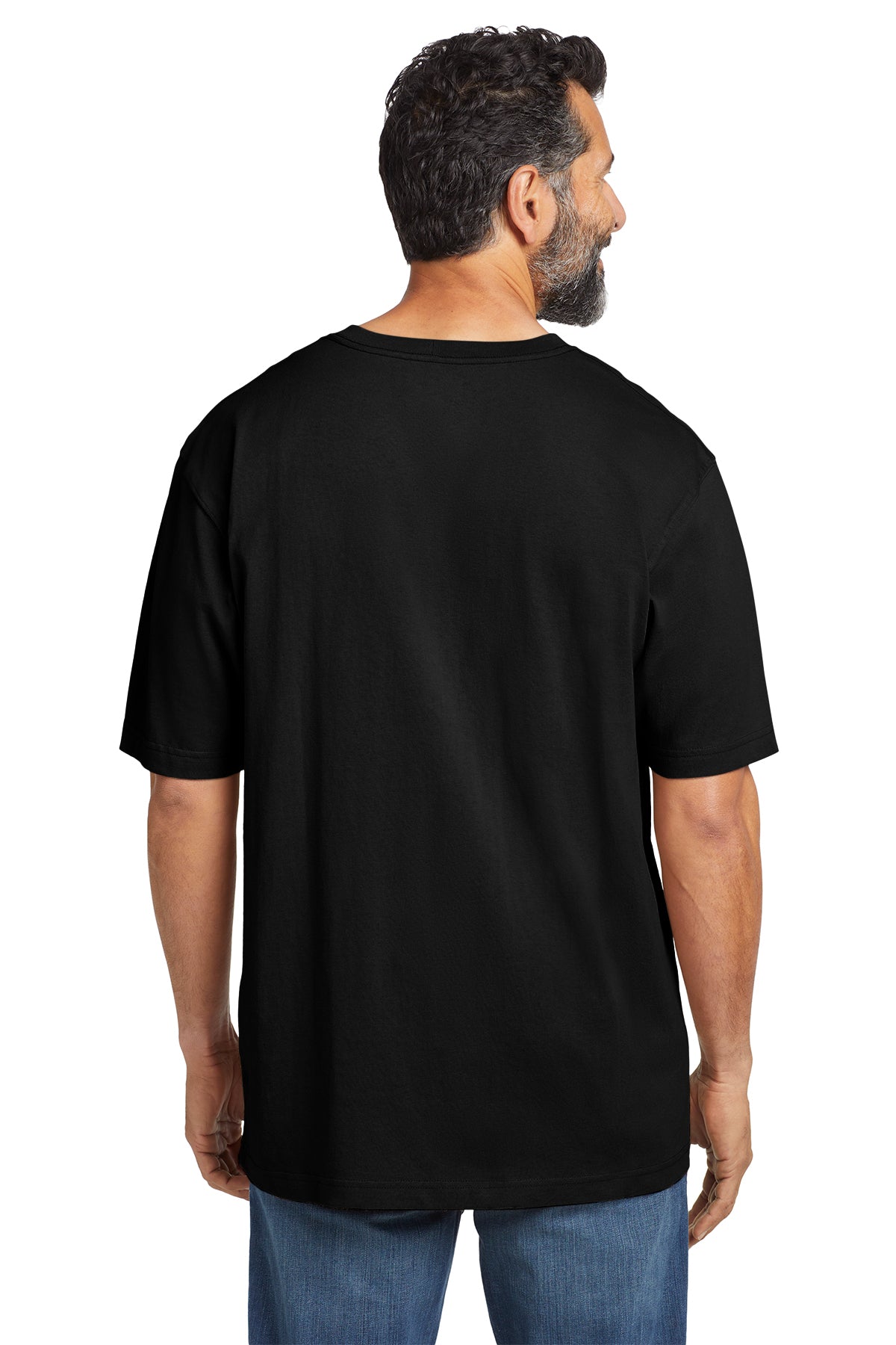 Carhartt K87 Workwear Pocket T-Shirt - Black back