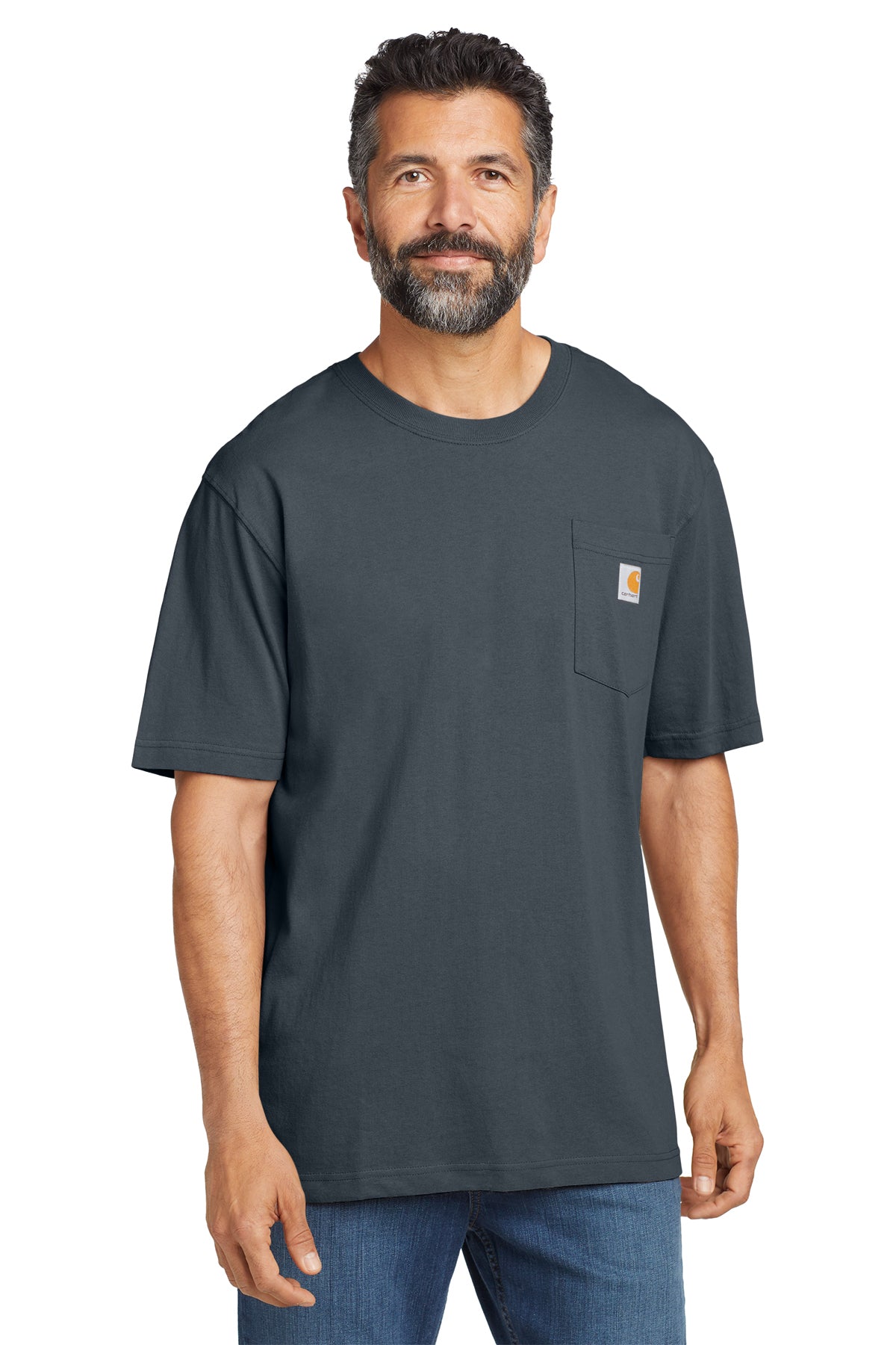 Carhartt K87 Workwear Pocket T-Shirt - Bluestone