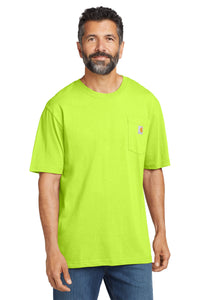 Carhartt K87 Workwear Pocket T-Shirt - Brite Lime