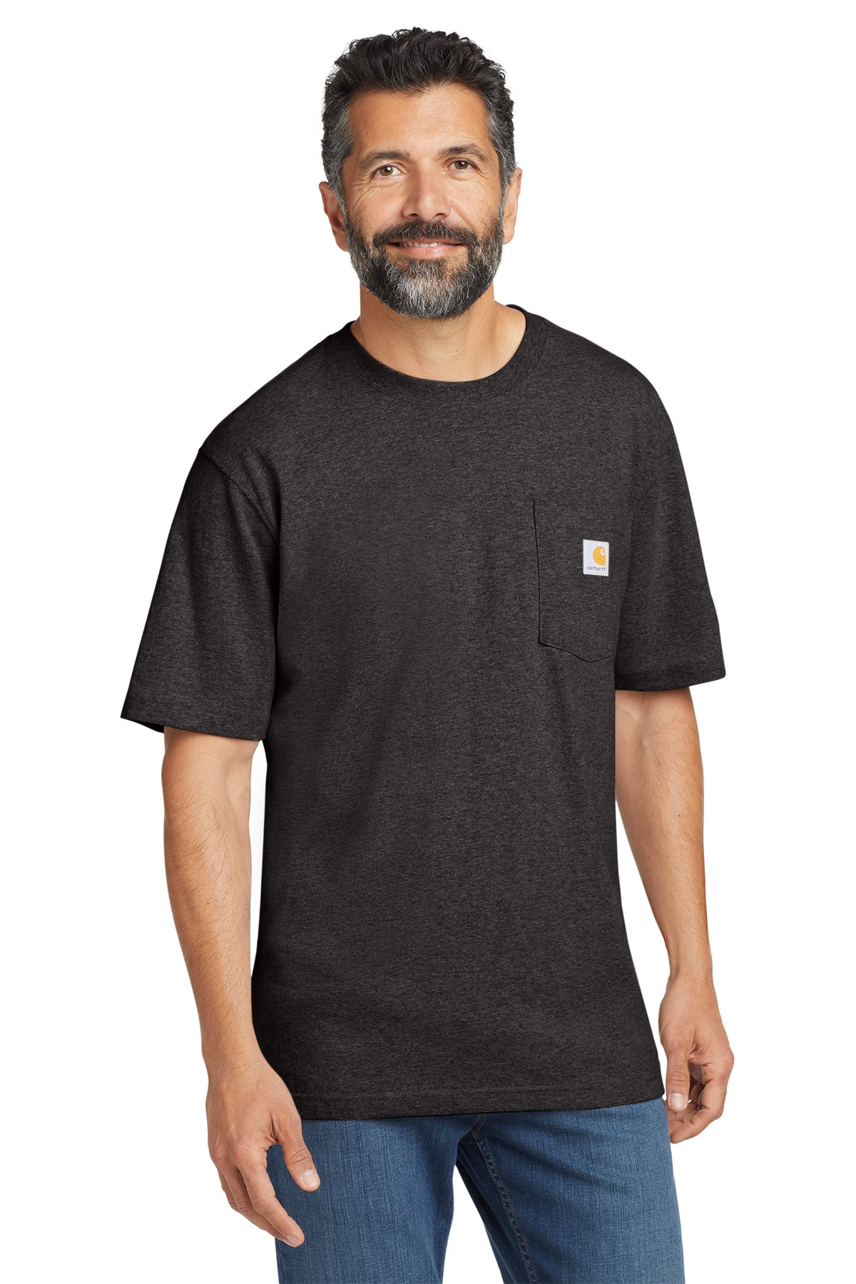 Carhartt K87 Workwear Pocket T-Shirt - Carbon Heather