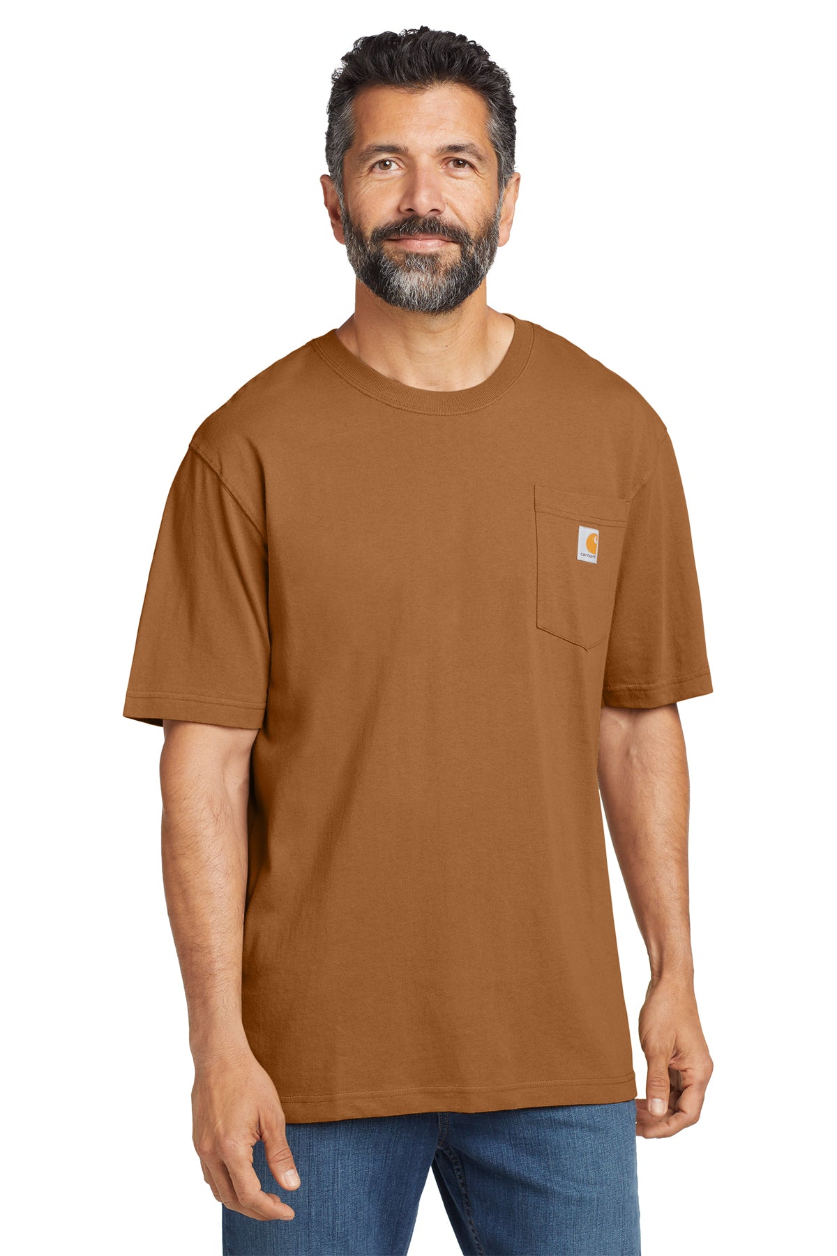 Carhartt K87 Workwear Pocket T-Shirt - Carhartt Brown