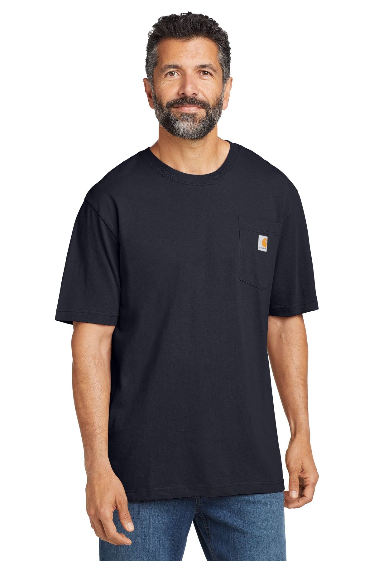 Carhartt K87 Workwear Pocket T-Shirt - Navy