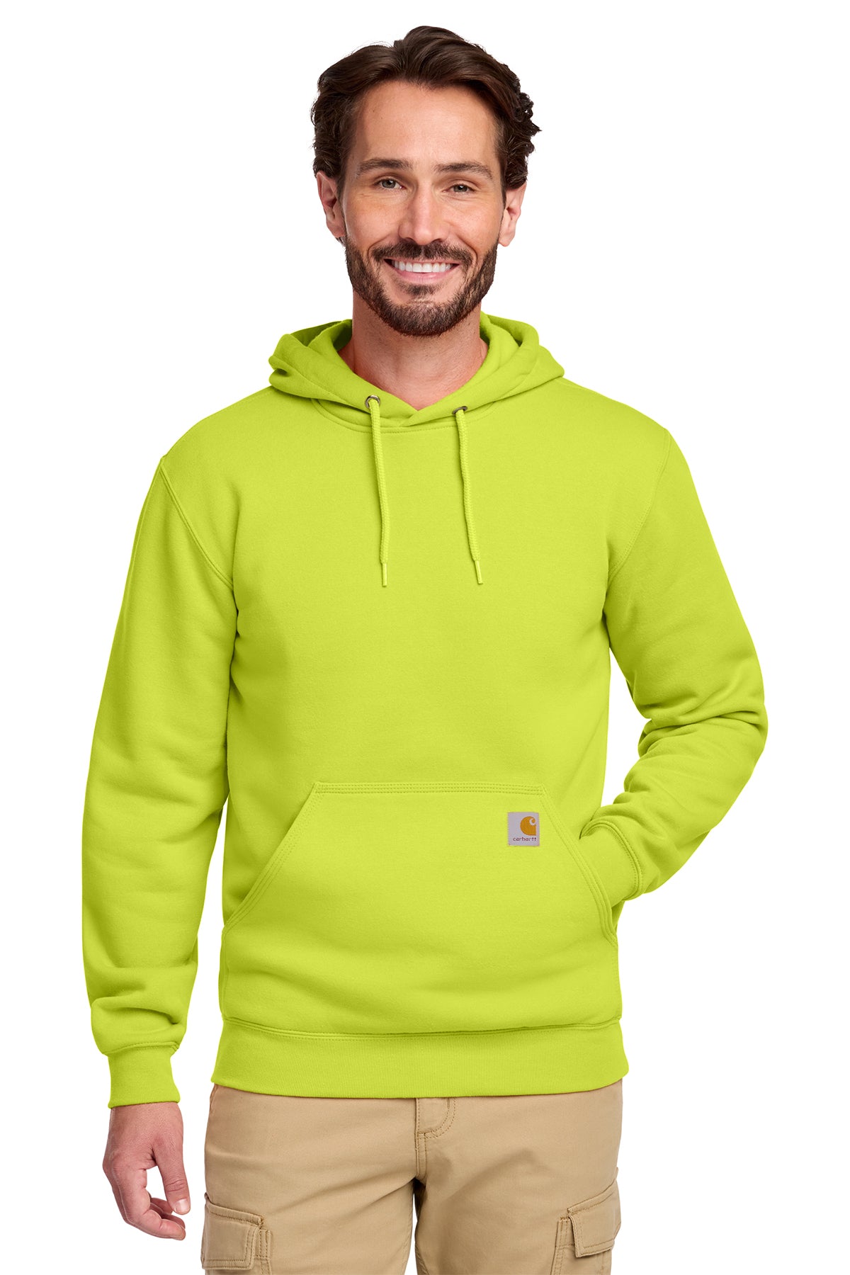 Carhartt K121 Midweight Hooded Sweatshirt - Brite Lime