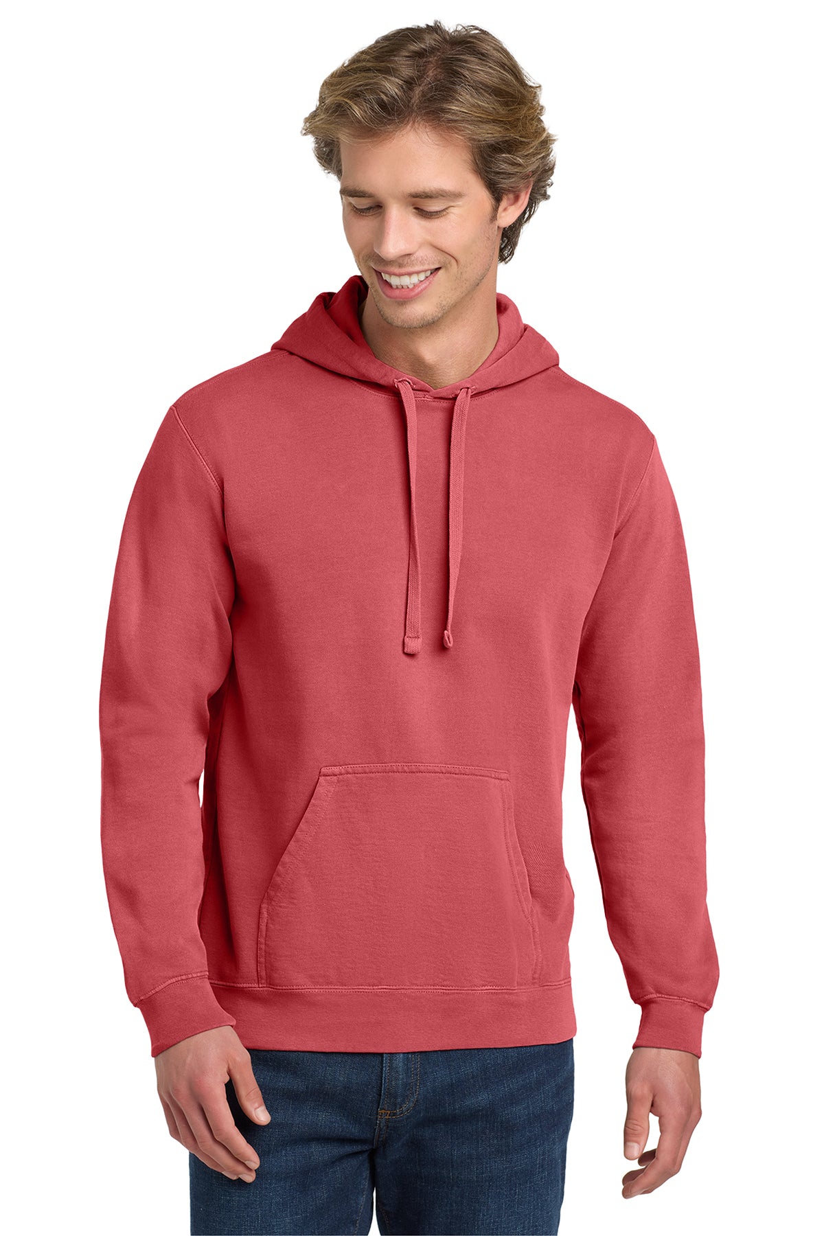 Unisex Garment-Dyed Hooded Sweatshirt