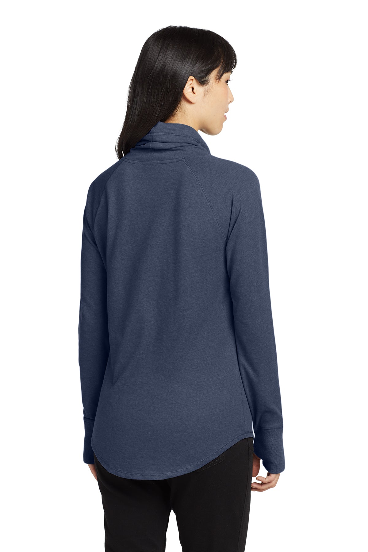 LNEA123 New Era® Women's Sueded Cotton Blend Cowl Tee