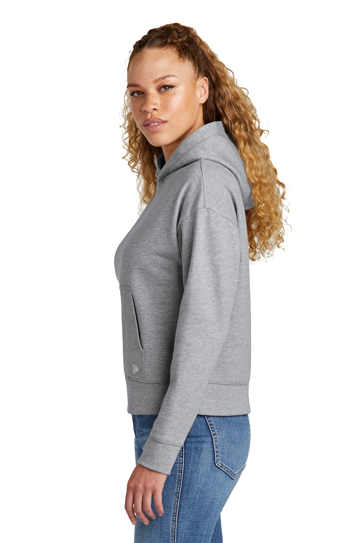LNEA550 New Era® Women's Comeback Fleece Pullover Hoodie