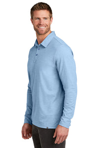 TravisMathew Oceanside Heather Long Sleeve Polo TM1MZ343