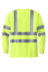 CornerStone® - ANSI 107 Class 3 Long Sleeve Snag-Resistant Reflective T-Shirt | CS409