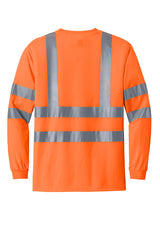 CornerStone® - ANSI 107 Class 3 Long Sleeve Snag-Resistant Reflective T-Shirt | CS409