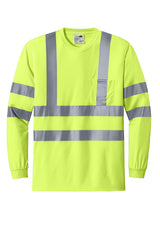 CornerStone® - ANSI 107 Class 3 Long Sleeve Snag-Resistant Reflective T-Shirt | CS409