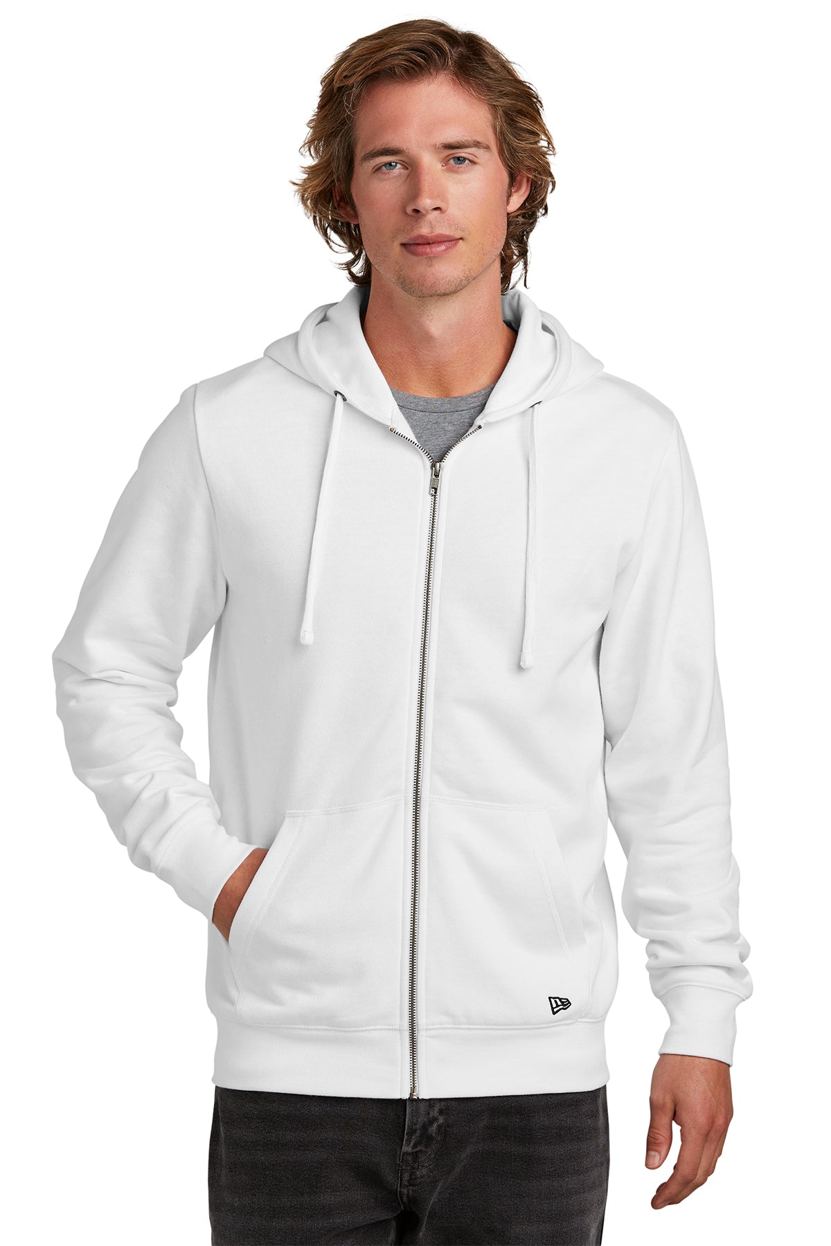 NEA551 New Era® Comeback Fleece Full-Zip Hoodie