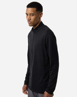 A708 Adidas Men's Textured Stripe Quarter-Zip Pullover