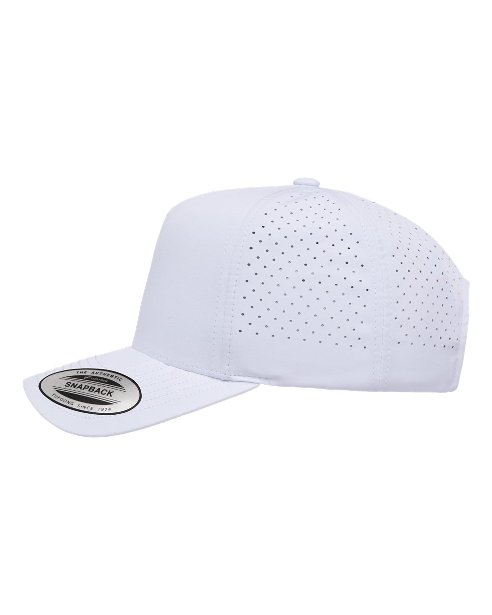 Yupoong Five-Panel Snapback with Perforated Cap 5389AP