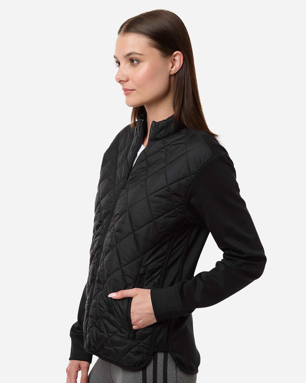 Adidas Women's Ultimate Quilted Full-Zip Jacket A1009