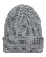 Waffle Cuffed Knit Beanie