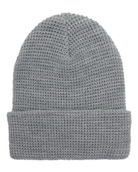 Waffle Cuffed Knit Beanie