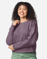 Comfort Colors Women's Garment-Dyed Mid-Length Crewneck Sweatshirt - 1566L
