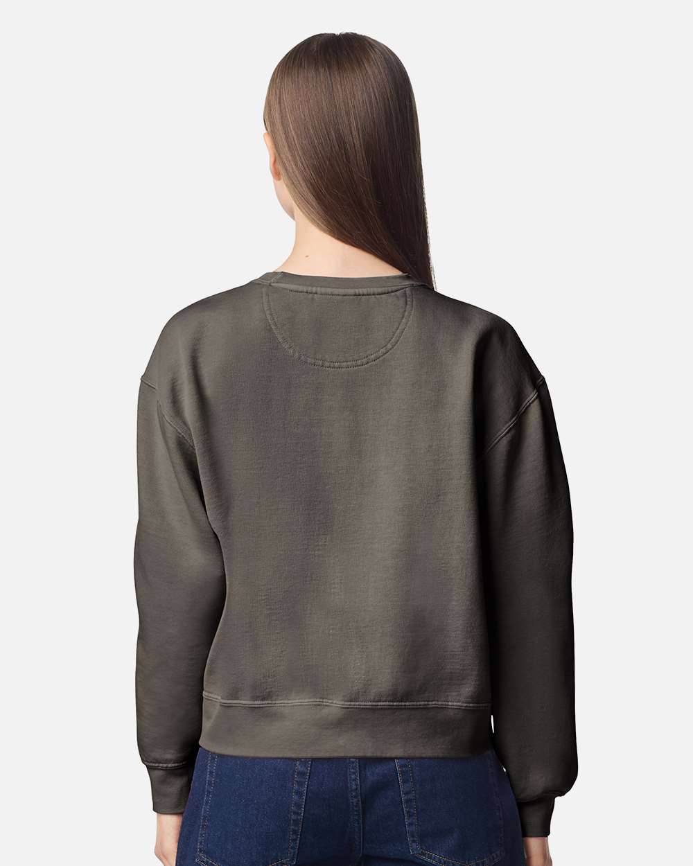Comfort Colors Women's Garment-Dyed Mid-Length Crewneck Sweatshirt - 1566L
