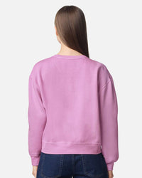 Comfort Colors Women's Garment-Dyed Mid-Length Crewneck Sweatshirt - 1566L