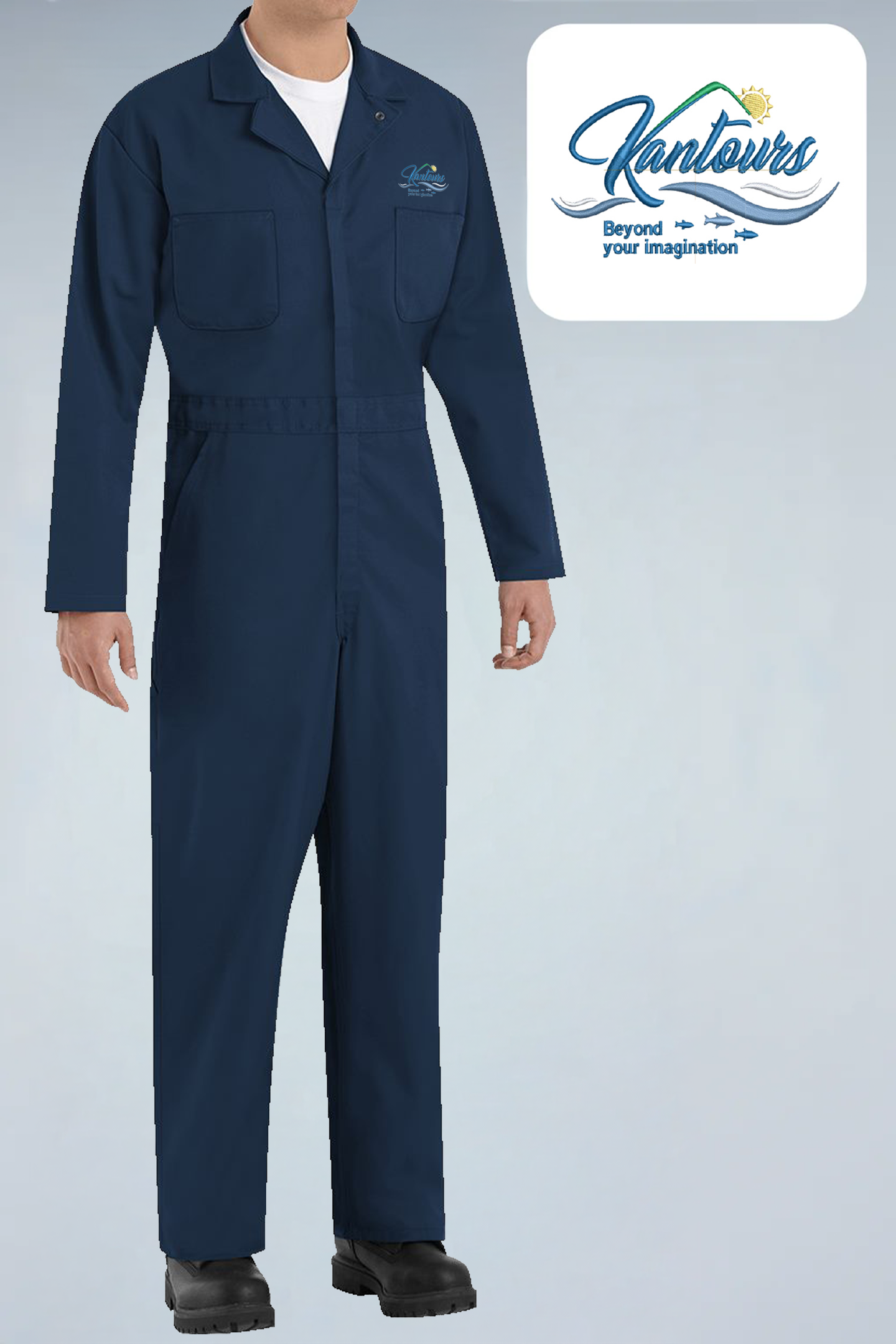 Kantours - Men's Twill Action Back Coverall