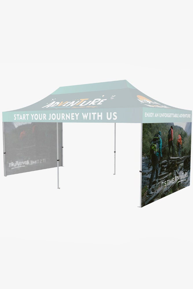 10×20 Tent Short-Side Full Walls
