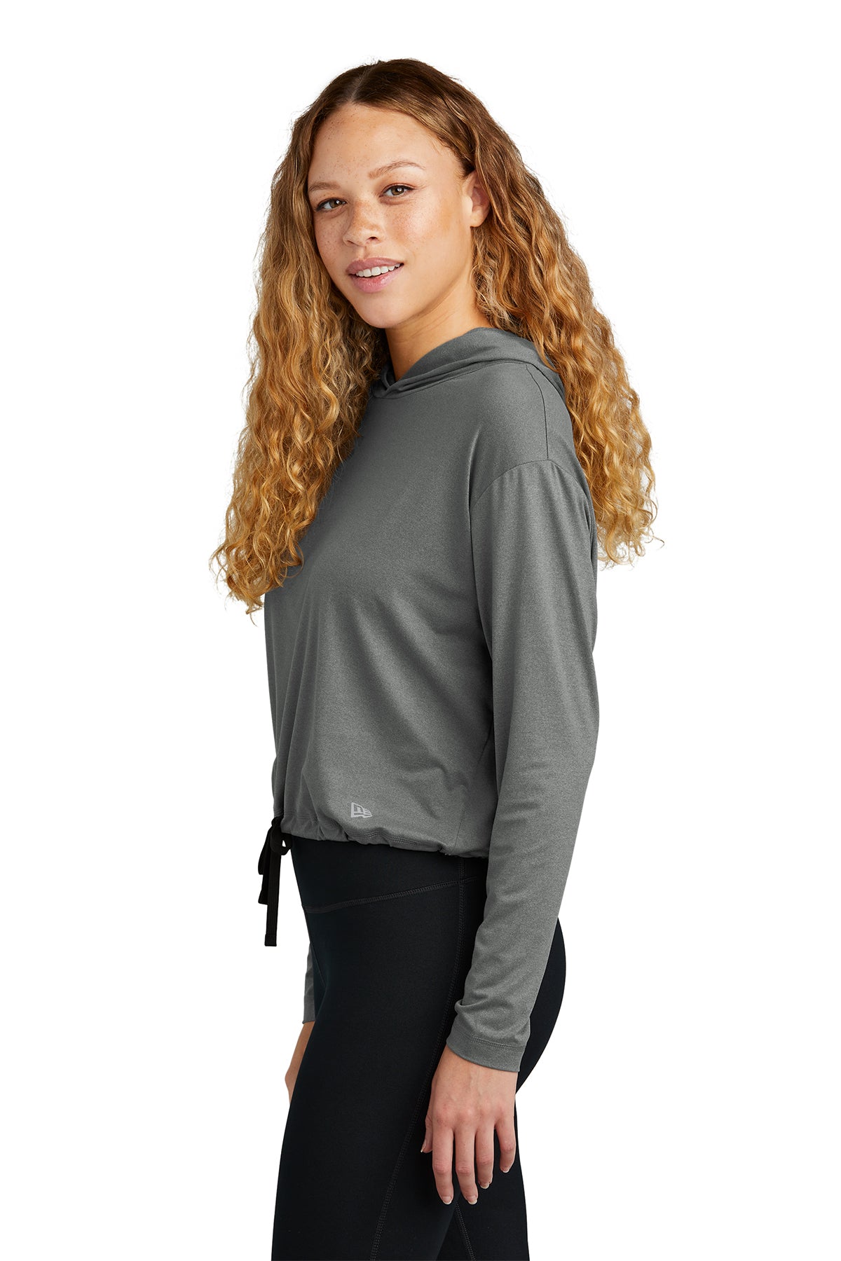 LNEA229 New Era® Women's Power Long Sleeve Hoodie