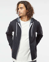 Independent Trading Co. Lightweight Full-Zip Hooded Sweatshirt | AFX90UNZ
