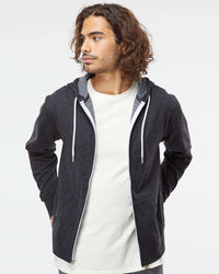 Independent Trading Co. Lightweight Full-Zip Hooded Sweatshirt | AFX90UNZ