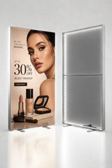 Premium SEG Light Box Display 40x80 Double Sided with LED Backlit