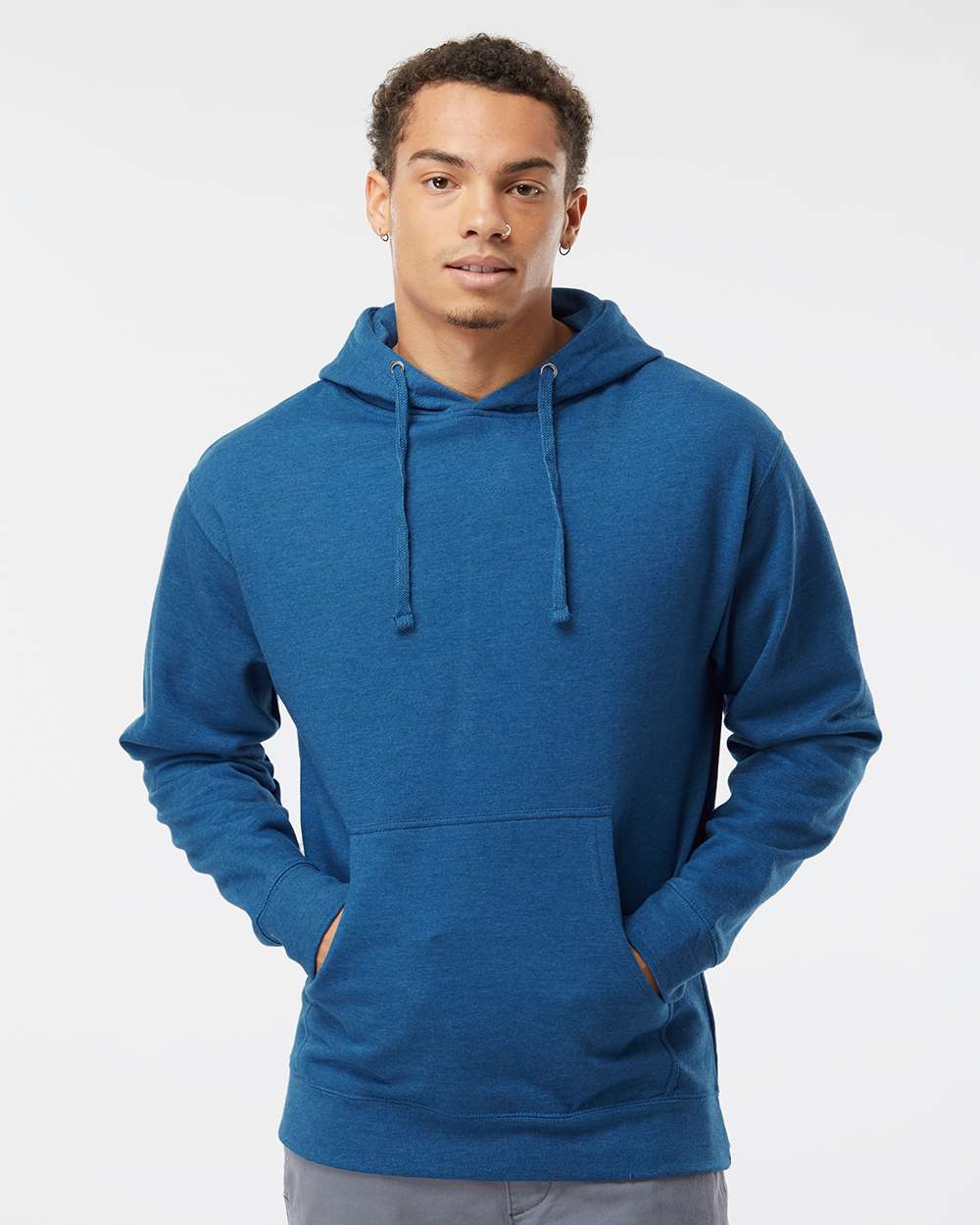 Independent Trading SS4500 Midweight Hoodie - Royal Heather
