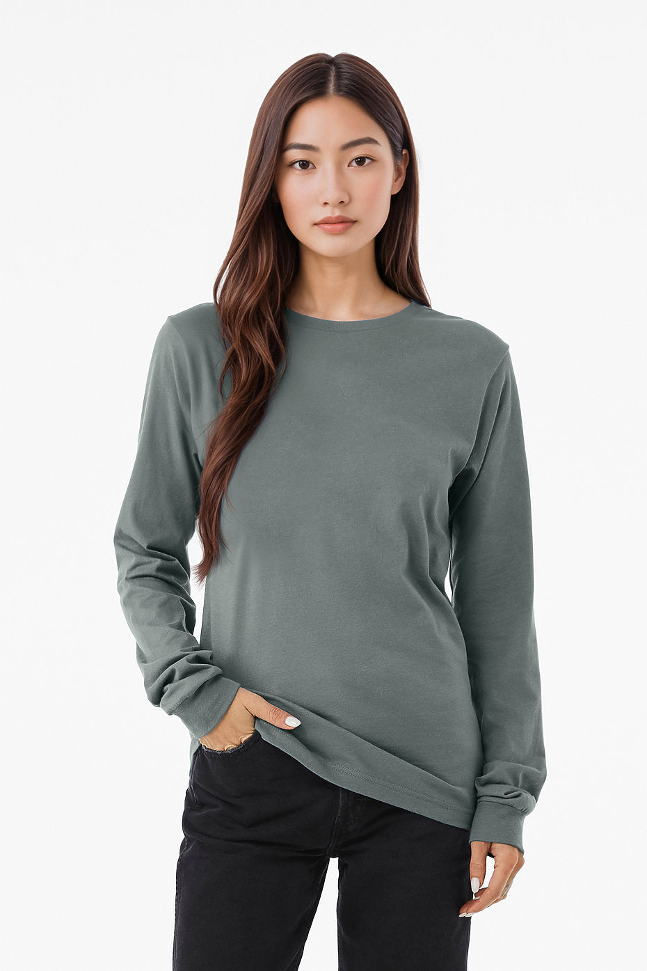 3501 Bella + Canvas Unisex Jersey Long-Sleeve T-Shirt