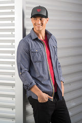 New Era® Snapback Contrast Front Mesh Cap | NE204