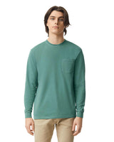 Unisex Garment-Dyed Heavyweight Long Sleeve Pocket T-Shirt