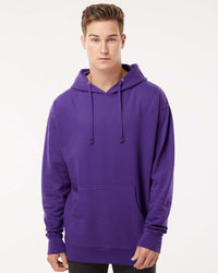 Independent Trading SS4500 Midweight Hoodie - Purple