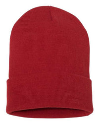 Yupoong Long Beanie with Cuff, Knit Cap - YP Classics® 1501KC