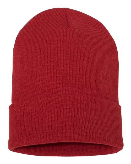 Yupoong Long Beanie with Cuff, Knit Cap - YP Classics® 1501KC