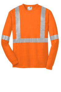 CornerStone® ANSI 107 Class 2 Long Sleeve Safety T-Shirt | CS401LS