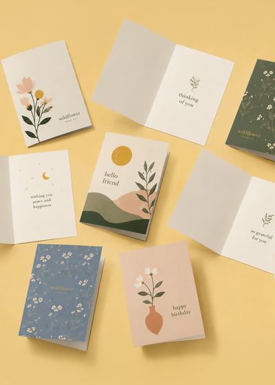 Standard Folded Greeting Cards 5'' x 7''