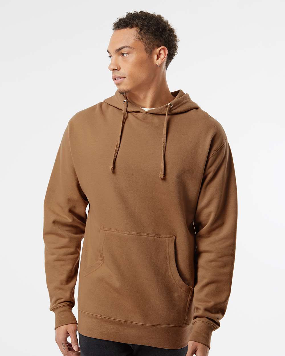 Independent Trading SS4500 Midweight Hoodie - Saddle