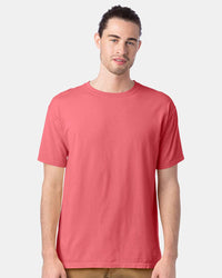 Hanes ComfortWash GDH100 Garment-Dyed T-Shirt - Coral Craze