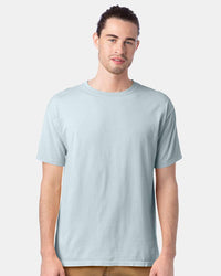 Hanes ComfortWash GDH100 Garment-Dyed T-Shirt - Soothing Blue