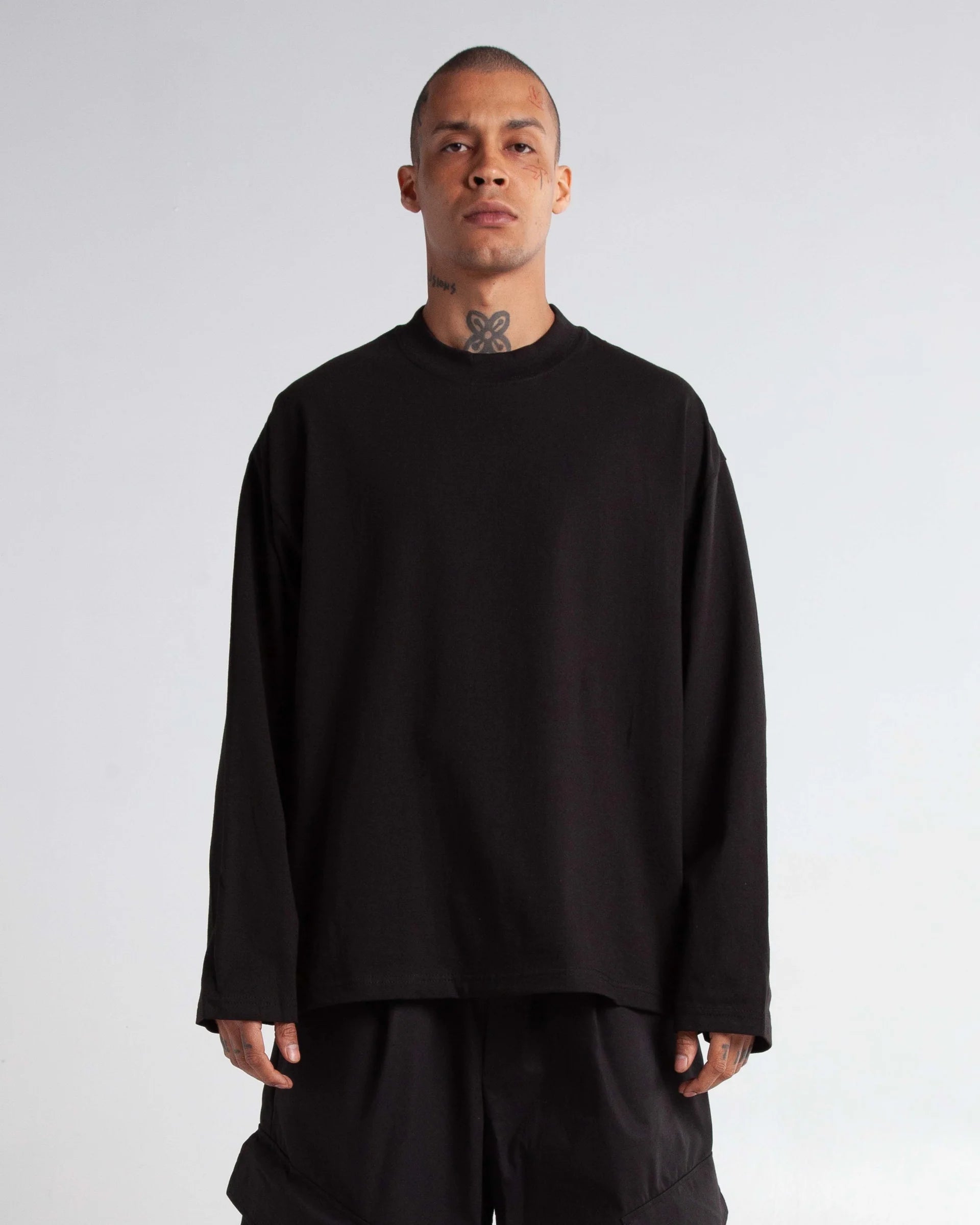 Shaka Wear Unisex Max Heavyweight Oversized Long Sleeve T-Shirt - SHMOL