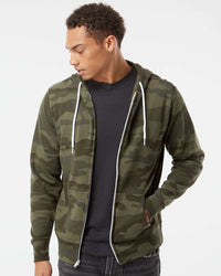 Independent Trading Co. Lightweight Full-Zip Hooded Sweatshirt | AFX90UNZ