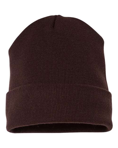 Yupoong Long Beanie with Cuff, Knit Cap - YP Classics® 1501KC