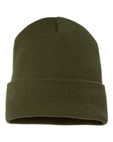 Yupoong Long Beanie with Cuff, Knit Cap - YP Classics® 1501KC