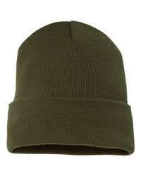 Yupoong Long Beanie with Cuff, Knit Cap - YP Classics® 1501KC