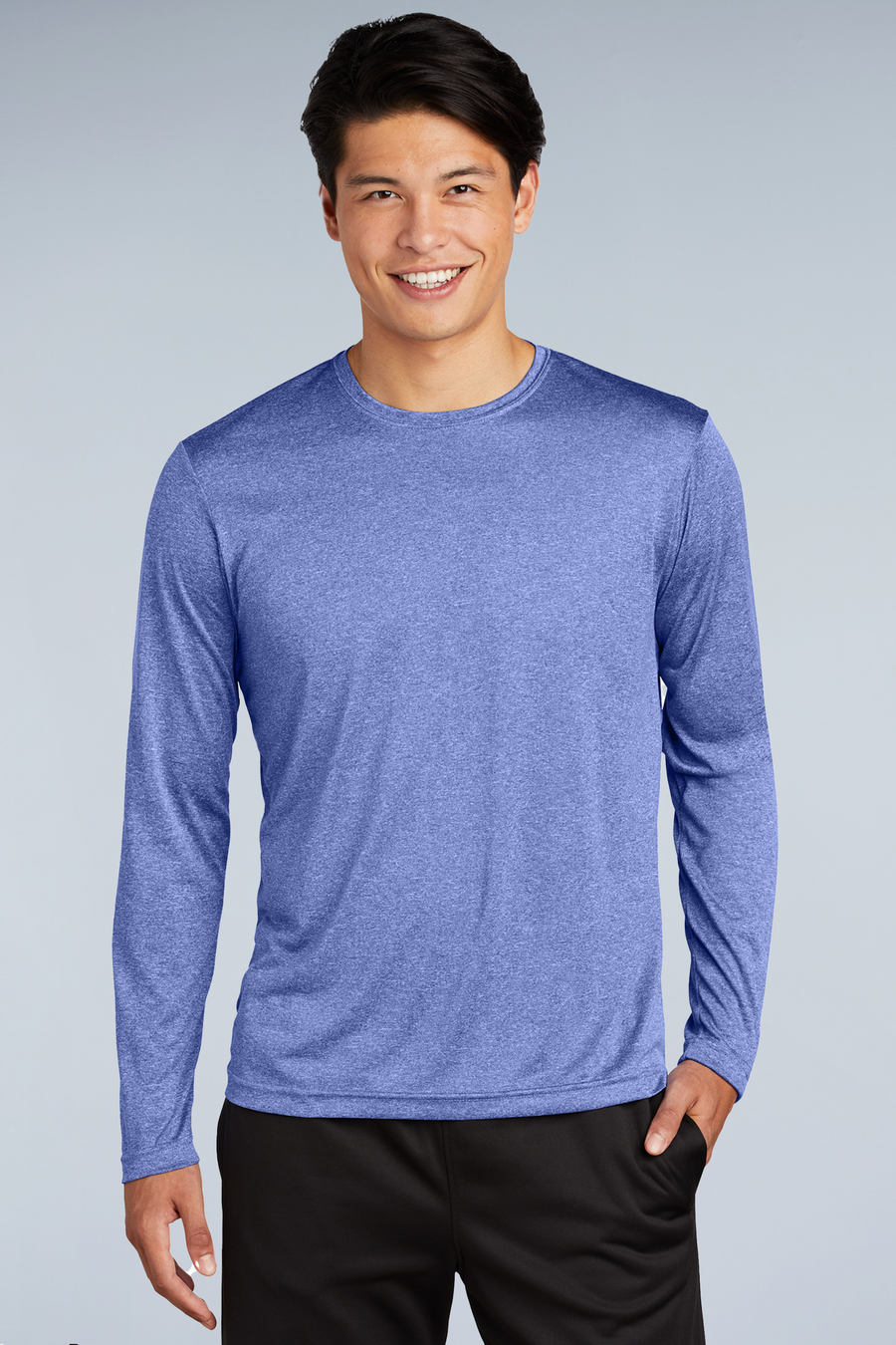 ST360LS  Sport-Tek® Long Sleeve Heather Contender™ Tee