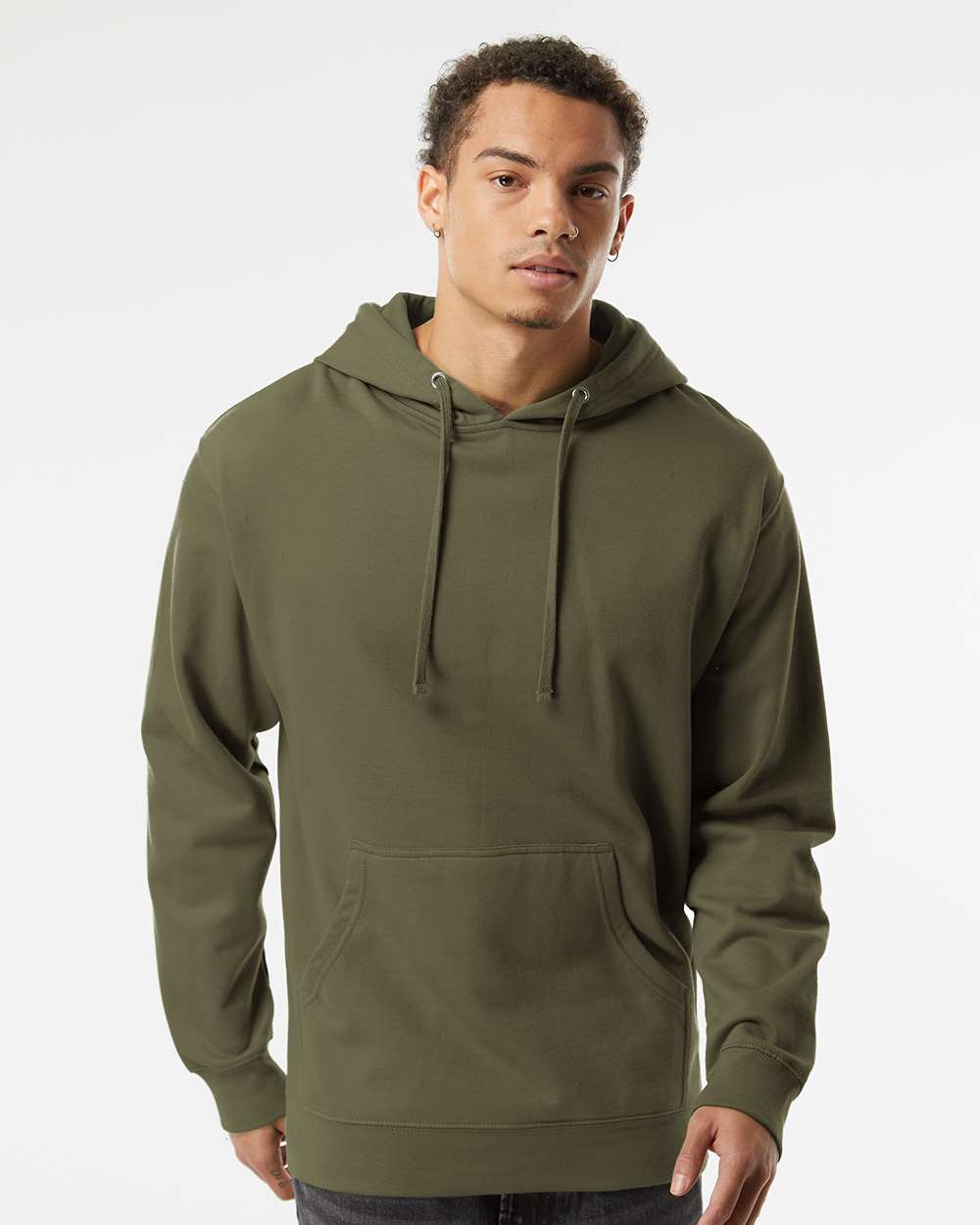 Independent Trading SS4500 Midweight Hoodie - Army