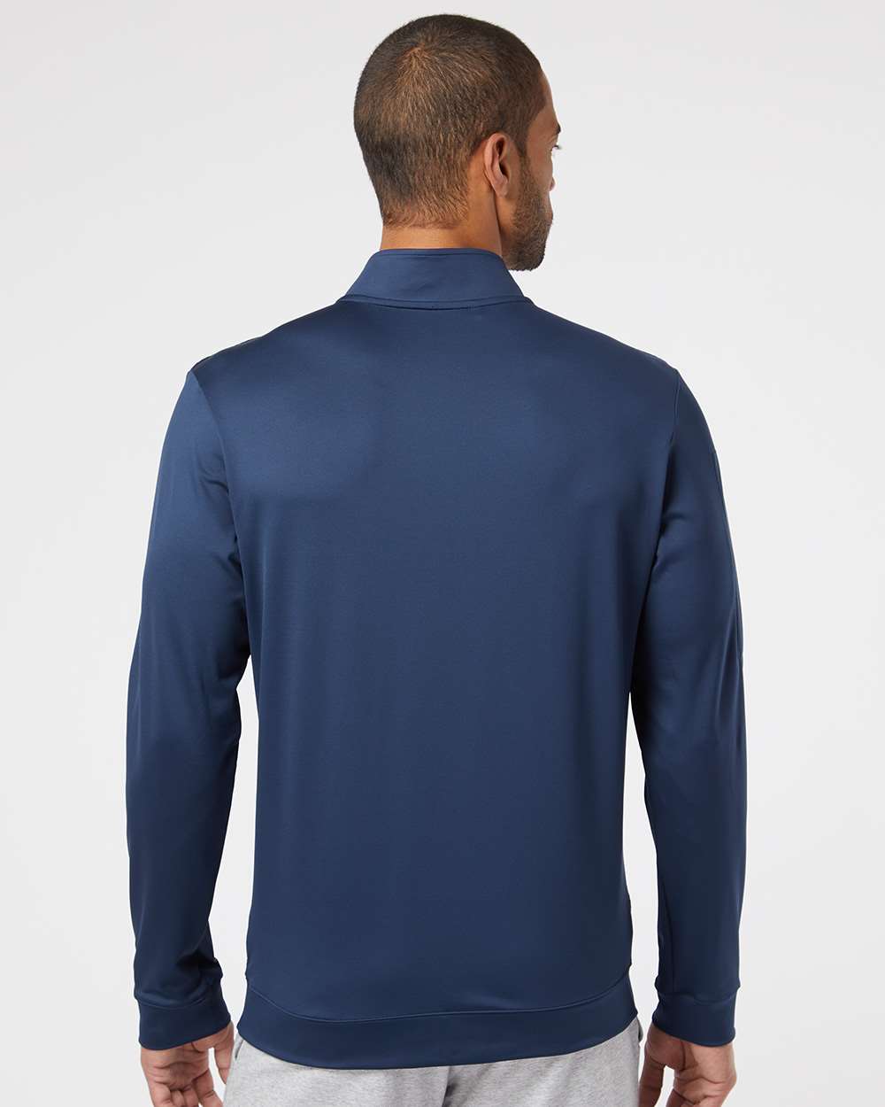 Adidas Men's Textured Quarter-Zip Pullover A295