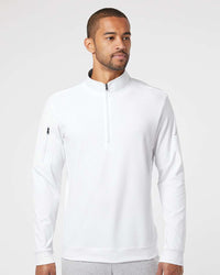 Adidas Men's Textured Quarter-Zip Pullover A295